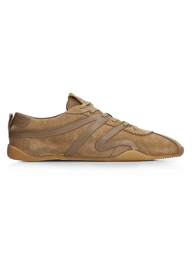 Men's Top 10 Suede & Leather Low-Top Sneakers - Beige