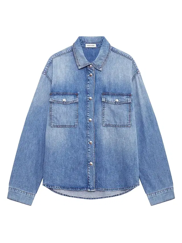 ANINE BING Women's Paxton Denim Shirt - Washed Blue