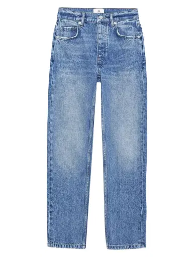 Anine Bing Women's Kate Straight-Fit Jeans - Washed Blue - Size 32 | Thumbnail 1 Anine Bing Women's Kate Straight-Fit Jeans - Washed Blue - Size 32 | Thumbnail 1