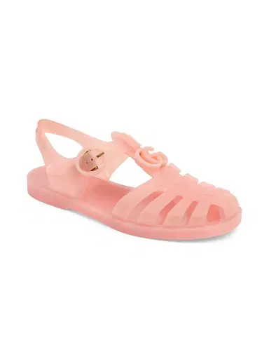 Gucci Women's Cut-Out Jelly Fisherman Sandals - Pink - Size 12 | Thumbnail 2 Gucci Women's Cut-Out Jelly Fisherman Sandals - Pink - Size 12 | Thumbnail 2