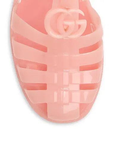 Gucci Women's Cut-Out Jelly Fisherman Sandals - Pink - Size 12 | Thumbnail 5 Gucci Women's Cut-Out Jelly Fisherman Sandals - Pink - Size 12 | Thumbnail 5