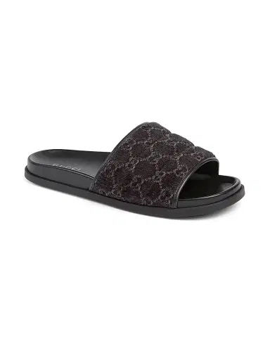 Gucci Men's Rhien Quilted GG Slide Sandals - Palladio - Size 14 | Thumbnail 2 Gucci Men's Rhien Quilted GG Slide Sandals - Palladio - Size 14 | Thumbnail 2