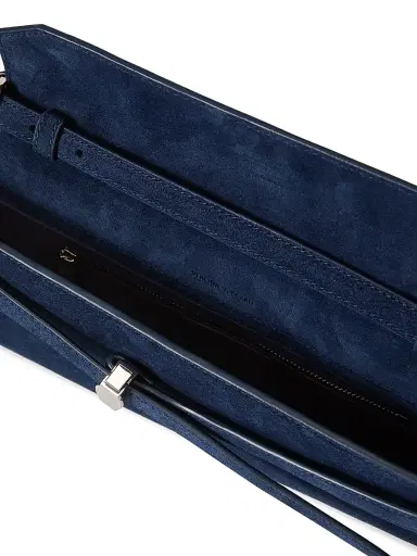 Veronica Beard Women's Dash Suede Clutch - Vb Navy | Thumbnail 5 Veronica Beard Women's Dash Suede Clutch - Vb Navy | Thumbnail 5