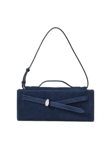 Veronica Beard Women's Dash Suede Clutch - Vb Navy | Thumbnail 6 Veronica Beard Women's Dash Suede Clutch - Vb Navy | Thumbnail 6