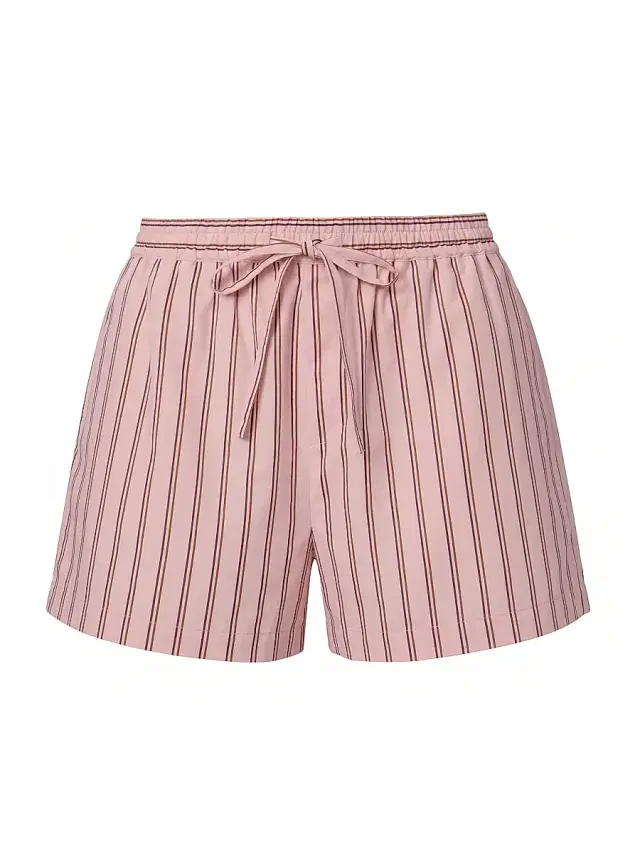 Joe's Jeans Women's The Boxer Striped Shorts - Blush Pink Stripe