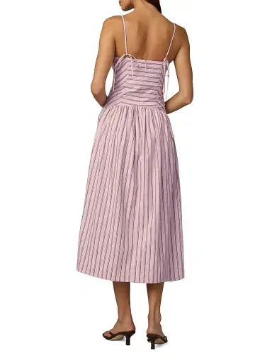 Joe's Jeans Women's The Mara Drop-Waist Midi-Dress | Thumbnail 5