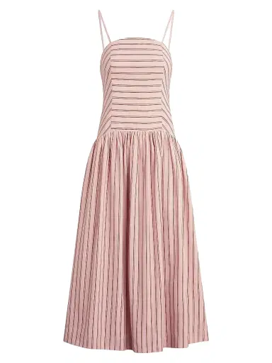 Joe's Jeans Women's The Mara Drop-Waist Midi-Dress | Thumbnail 1