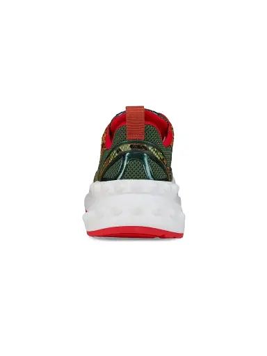 Christian Louboutin Men's So Flo Python Dégradé Leather and Veau Velours Sneakers | Thumbnail 3
