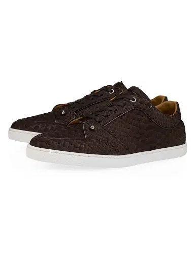 Christian Louboutin Men's Chambeli Sneakers - Cafe - Size 8.5 | Thumbnail 2