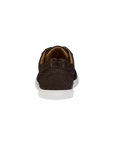 Christian Louboutin Men's Chambeli Sneakers - Cafe - Size 8.5 | Thumbnail 3