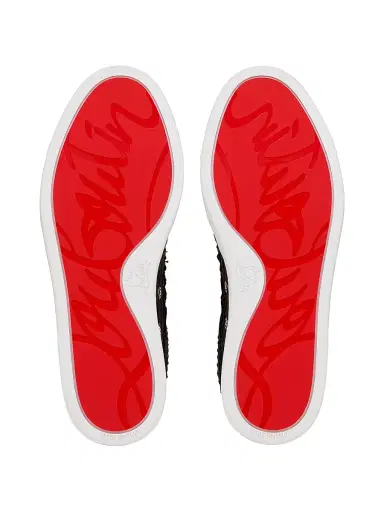 Christian Louboutin Men's Chambeli Sneakers - Cafe - Size 8.5 | Thumbnail 5