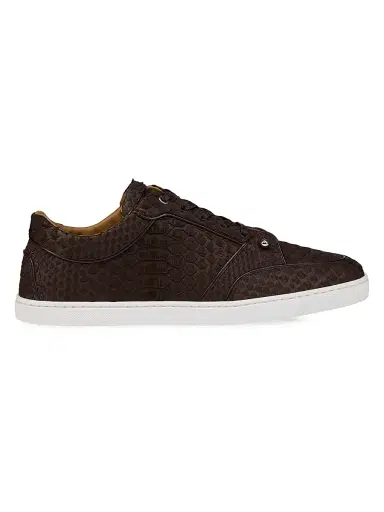 Christian Louboutin Men's Chambeli Sneakers - Cafe - Size 8.5 | Thumbnail 1