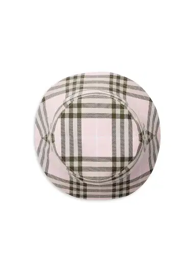 Burberry Women's Classic Checked Bucket Hat - Mallow Pink Ip Check | Thumbnail 2