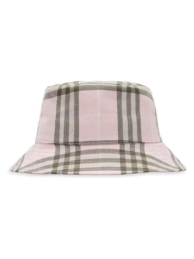 Burberry Women's Classic Checked Bucket Hat - Mallow Pink Ip Check