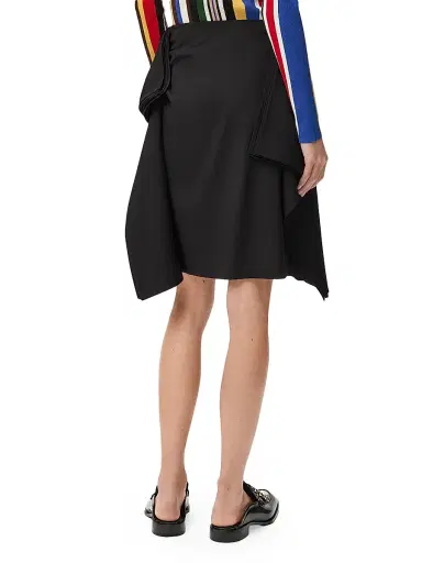 Loewe Women's Drape Wool Skirt | Thumbnail 4