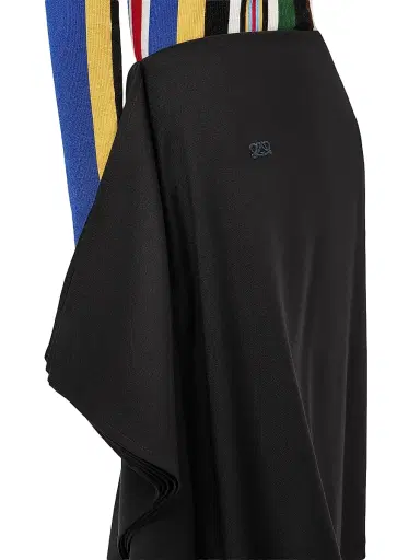 Loewe Women's Drape Wool Skirt | Thumbnail 5