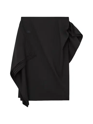Loewe Women's Drape Wool Skirt | Thumbnail 1