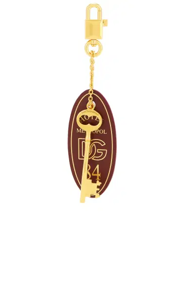 Dolce & Gabbana Leather Key Ring | Thumbnail 1 Dolce & Gabbana Leather Key Ring | Thumbnail 1