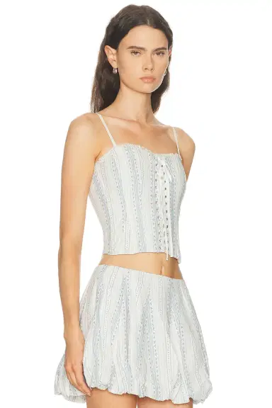 LoveShackFancy Bensen Bustier Top | Thumbnail 2 LoveShackFancy Bensen Bustier Top | Thumbnail 2