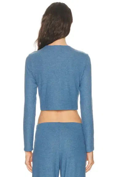 LESET Lauren Crop Cardigan | Thumbnail 3