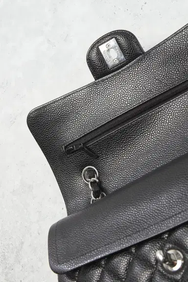 Chanel Chanel Caviar Small Classic Double Flap Bag | Thumbnail 8 Chanel Chanel Caviar Small Classic Double Flap Bag | Thumbnail 8