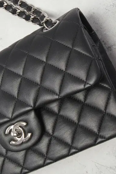 Chanel Chanel Lambskin Small Classic Double Flap Bag | Thumbnail 9 Chanel Chanel Lambskin Small Classic Double Flap Bag | Thumbnail 9