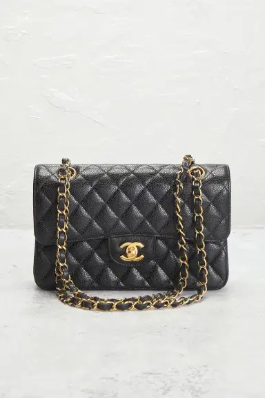chanel Chanel Caviar Small Classic Double Flap Bag | Thumbnail 2