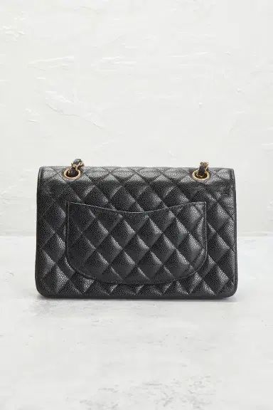 chanel Chanel Caviar Small Classic Double Flap Bag | Thumbnail 3