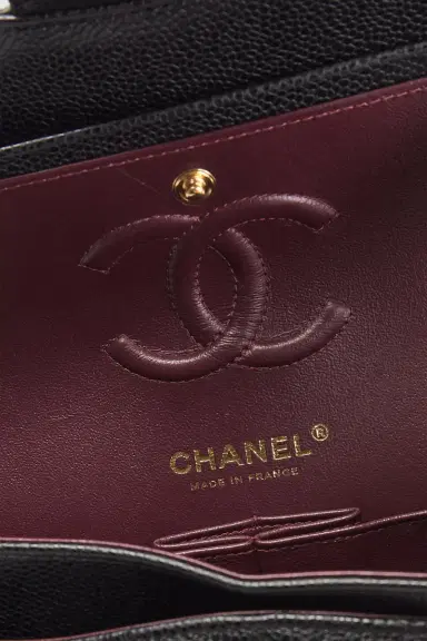 chanel Chanel Caviar Small Classic Double Flap Bag | Thumbnail 6