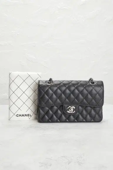 Chanel Chanel Caviar Small Classic Double Flap Bag | Thumbnail 9 Chanel Chanel Caviar Small Classic Double Flap Bag | Thumbnail 9