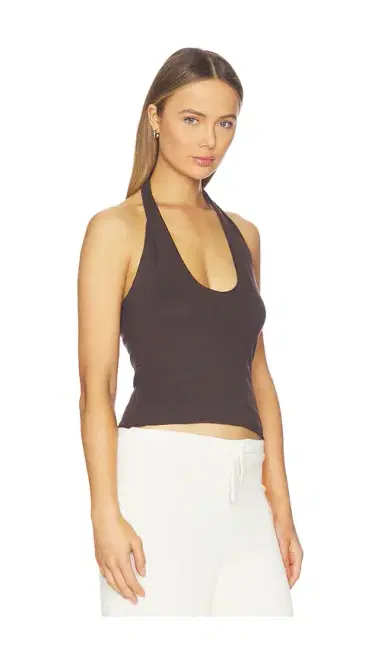 VIR VITA Pointelle Halter Top | Thumbnail 2