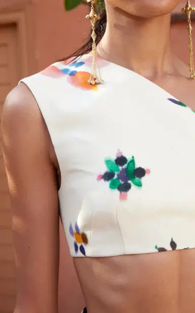 ALÉMAIS Sidi Linen-Blend Crop Top | Thumbnail 5