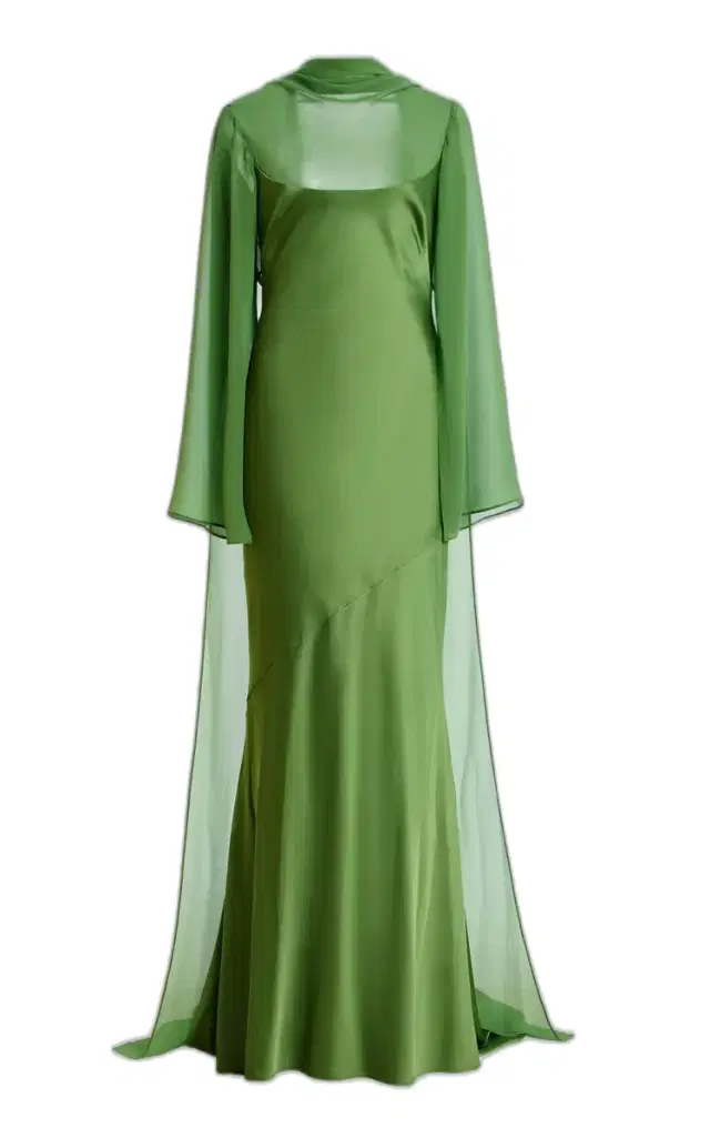 Significant Other Exclusive Devlyn Sheer-Overlay Gown