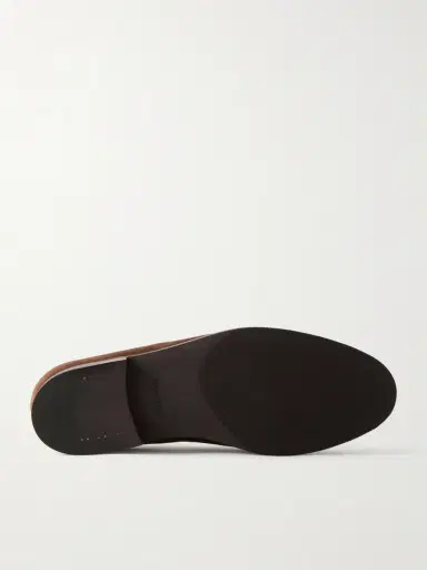 John Lobb Lopez Suede Penny Loafers - Men | Thumbnail 3
