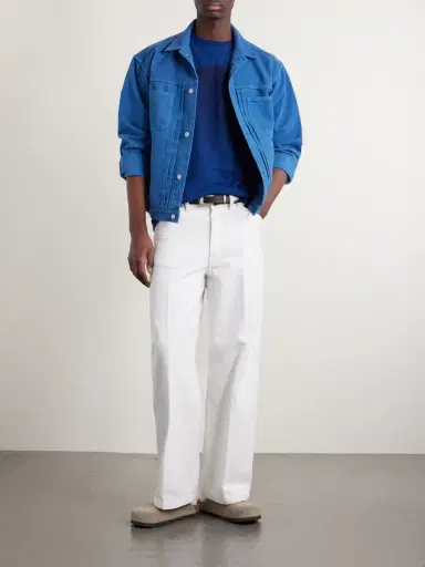 Blue Blue Japan Printed Cotton-Jersey T-Shirt - Men | Thumbnail 2