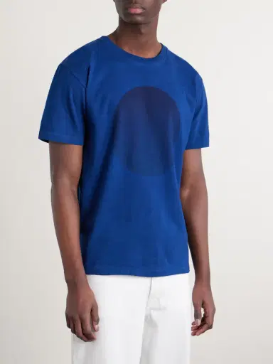 Blue Blue Japan Printed Cotton-Jersey T-Shirt - Men | Thumbnail 3