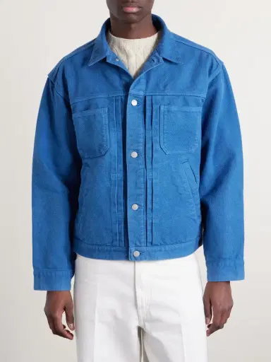 Blue Blue Japan Textured-Cotton Jacket - Men | Thumbnail 3
