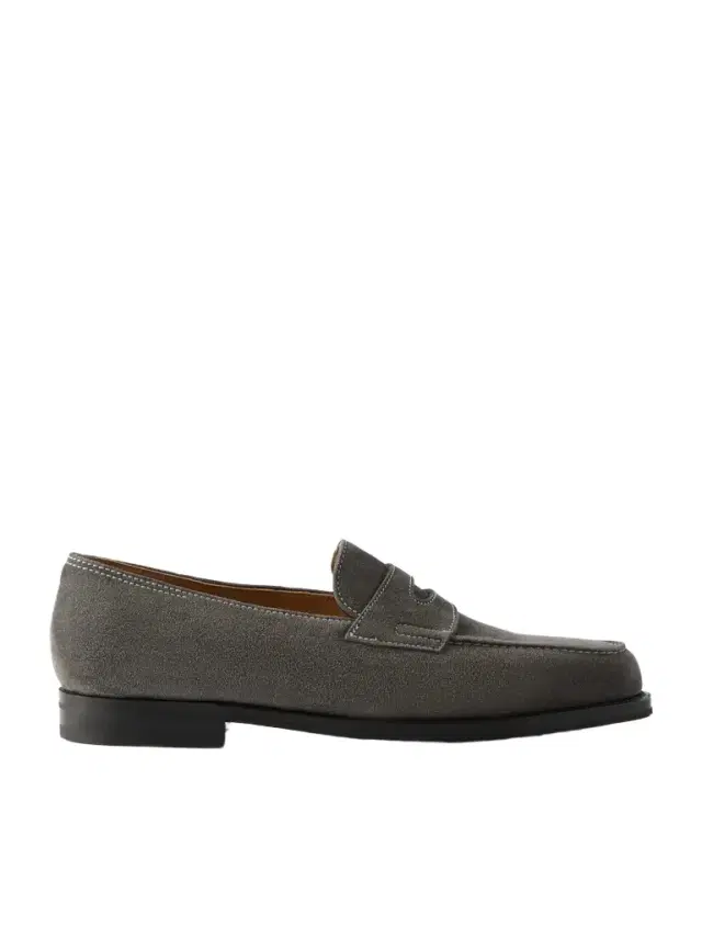 John Lobb Lopez Suede Penny Loafers - Men