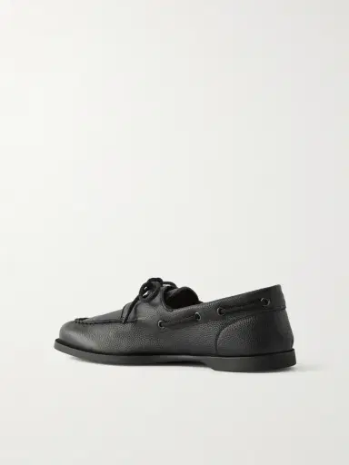 John Lobb Foil Full-Grain Leather Boat Shoes - Men | Thumbnail 4 John Lobb Foil Full-Grain Leather Boat Shoes - Men | Thumbnail 4