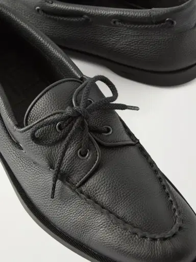 John Lobb Foil Full-Grain Leather Boat Shoes - Men | Thumbnail 5 John Lobb Foil Full-Grain Leather Boat Shoes - Men | Thumbnail 5