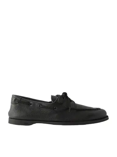 John Lobb Foil Full-Grain Leather Boat Shoes - Men | Thumbnail 1 John Lobb Foil Full-Grain Leather Boat Shoes - Men | Thumbnail 1