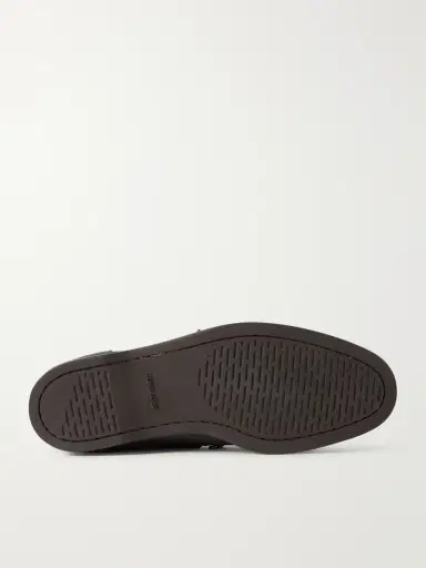 John Lobb Foil Full-Grain Leather Boat Shoes - Men | Thumbnail 3