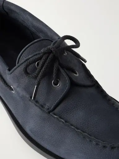 John Lobb Foil Nubuck Boat Shoes - Men | Thumbnail 5 John Lobb Foil Nubuck Boat Shoes - Men | Thumbnail 5