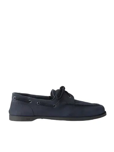 John Lobb Foil Nubuck Boat Shoes - Men | Thumbnail 1 John Lobb Foil Nubuck Boat Shoes - Men | Thumbnail 1