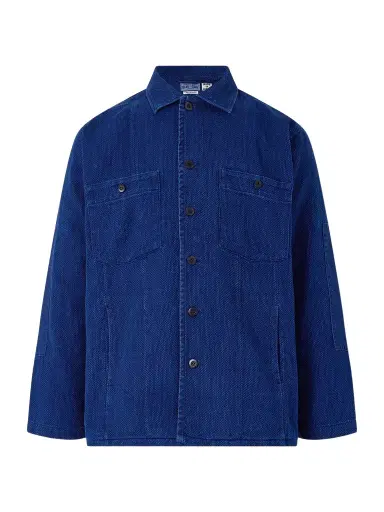Blue Blue Japan Textured-Cotton Overshirt - Men | Thumbnail 1