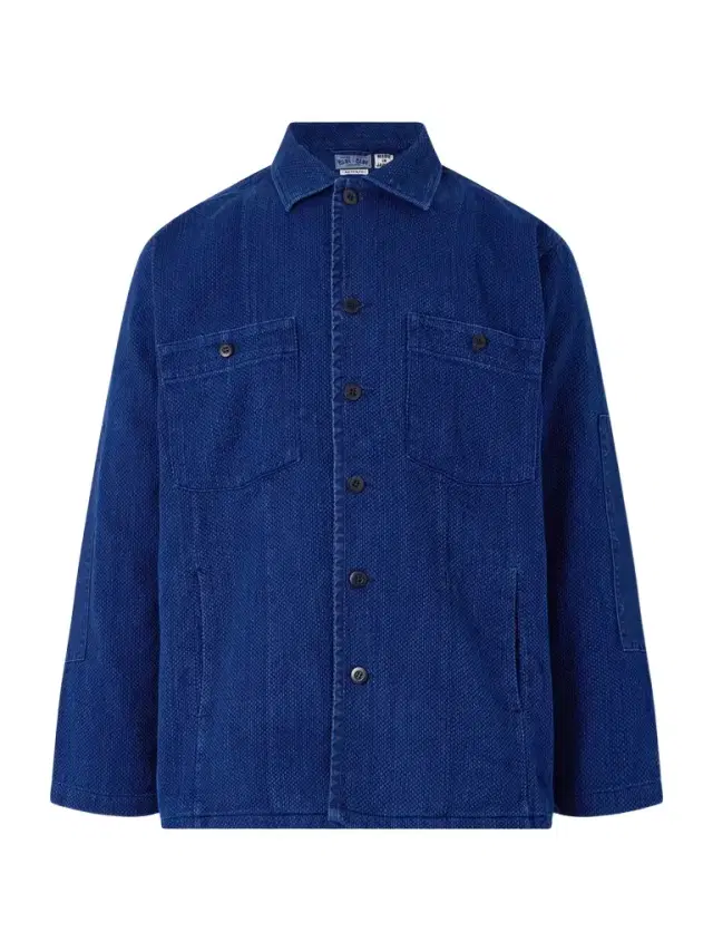 Blue Blue Japan Textured-Cotton Overshirt - Men