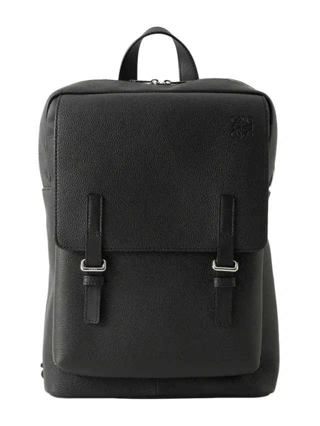 Military Full-Grain Leather Backpack - Men