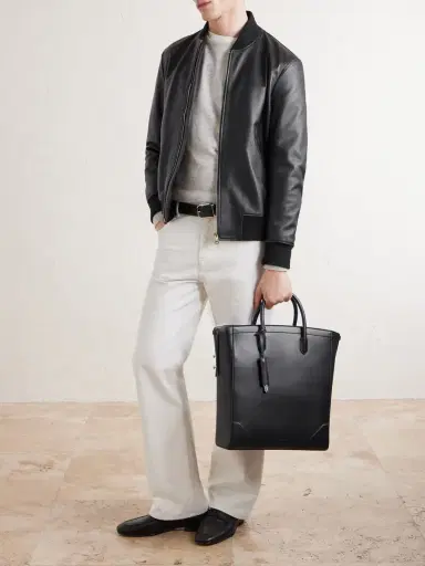 dunhill Century 33 Patina-Leather Tote Bag - Men | Thumbnail 2
