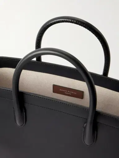 dunhill Century 33 Patina-Leather Tote Bag - Men | Thumbnail 6