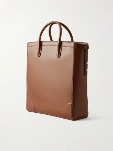 dunhill Century 33 Patina-Leather Tote Bag - Men | Thumbnail 4